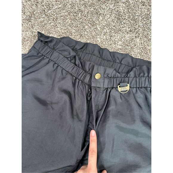 Nils Vintage Snow Pants Black Ski Women’s 14 Nylon Top Layer Made in USA Winter - Picture 3 of 11